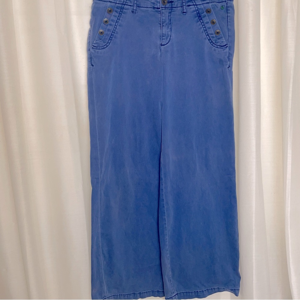 Pilcro & the Letterpress wide leg sailor chino pants